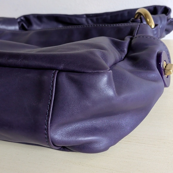 Vintage Coach Purple Shoulder Bag Handbag Y2K - Picture 7 of 11